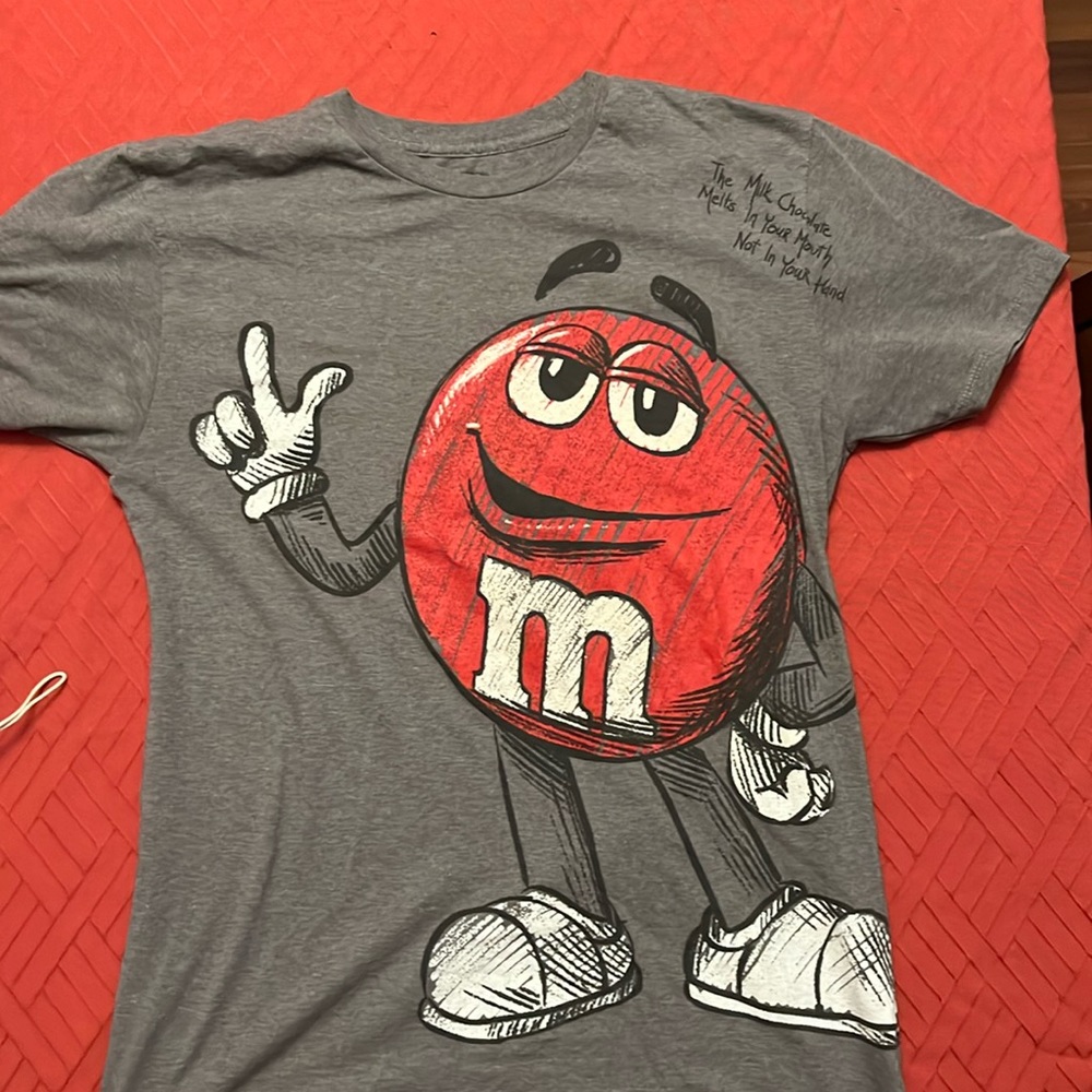 Red M&M short-sleeved t-shirt